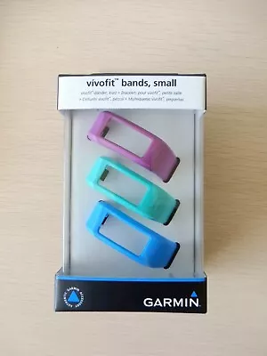 Vivofit Bands Small X 3 Garmin Genuine BNIB Blue Green Purple • $23.95