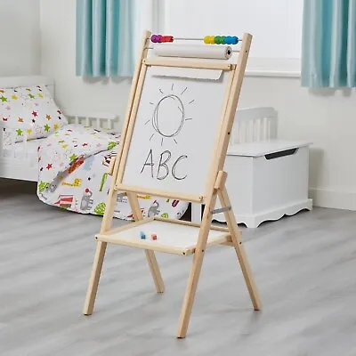 £41.99 • Buy Kids Double-Sided Easel, Chalkboard Magnetic Dry-Wipe Board, 4-in-1 Rotary Easel