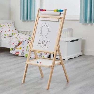£41.99 • Buy Kids Double-Sided Easel, Chalkboard Magnetic Dry-Wipe Board, 4-in-1 Rotary Easel