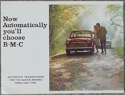 BMC Automatically Austin Morris  Mini 1100  Brochure • $20
