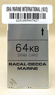 Racal-Decca Marine 64KB SRAM Card • £94.34