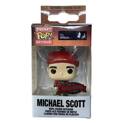 The Office - Santa Michael US Exclusive Pocket Pop! Keychain [RS] • $10.99