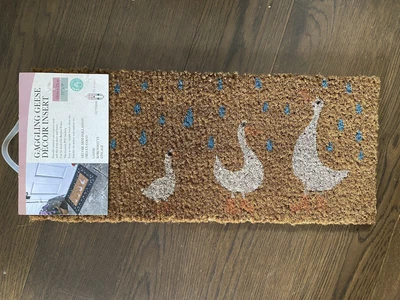 £6 • Buy Smart Garden Natural Coir Insert Gaggling Geese-door Mat Insert For Rubber Frame