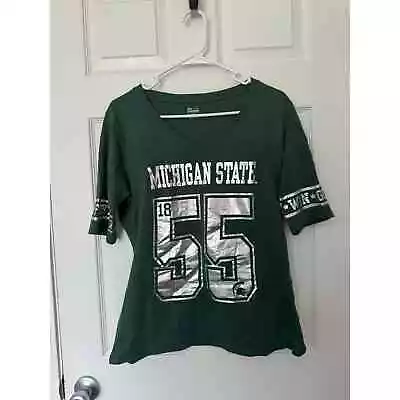 Knights Apparel Michigan State University V-Neck T-Shirt Sz: XL • $20