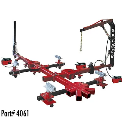 Champ Spider 10 Ton Portable Car Frame Machine With 2 Posts & Overhead Boom 4061 • $10448.59
