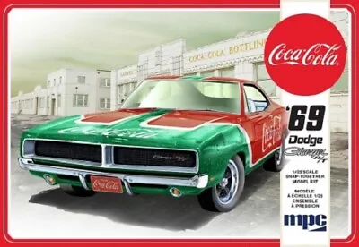 £26.72 • Buy MPC 1969 Dodge Charger RT (Coca Cola) Snap (2T) Plastic Model Kit 1:25 919