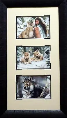 Maija Autumn Snow Framed Trilogy  14 X 24 • $59.95