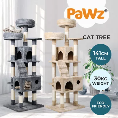 Pawz Cat Trees Scratching Post Scratcher For Large Cats Tower House Furniture • $99.99