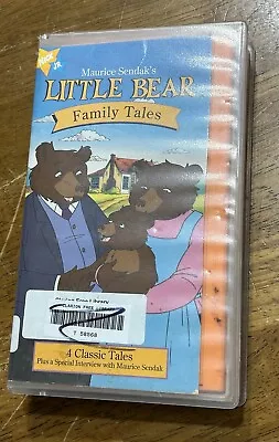 1990s Nick Jr. Maurice Sendak's Little Bear Family Tales VHS Video • $8