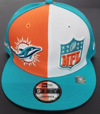 Miami Dolphins Nfl New Era 9fifty Official On Field Sideline Snapback Hat Cap • $249.99