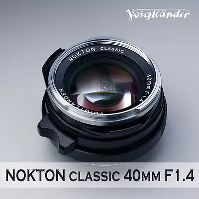 Voigtlander NOKTON Classic 40mm F/1.4 • $499