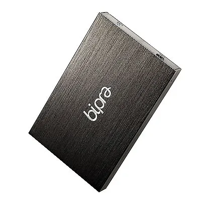 Bipra 80GB 2.5 Inch USB 2.0 FAT32 Portable Slim External Hard Drive - Black • £14.95