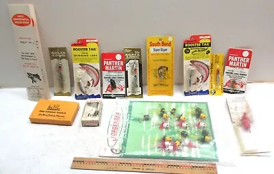 Box - Vintage Fishing Lures And Supplies • $55.03