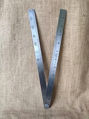 Rabone Chesterman 24  Steel Folding Ruler Builder Joiners Engineer Repair Shop  • £20