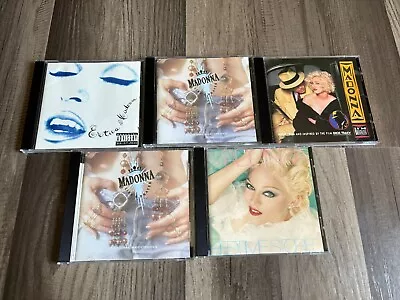 Madonna 5 CD Lot Erotica Like A Prayer I'm Breathless Bedtime Stories • $12.99