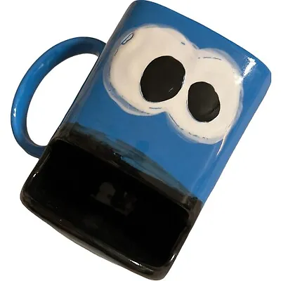 £11.88 • Buy Handmade Milk & Cookies Monster Dunk Mug Funny Primitive Character Cup Kids