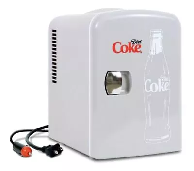 NEW Diet Coca Cola 6 Can Mini Cooler Mini Fridge 120VAC Or 12VDC Home Or Car • $42.99