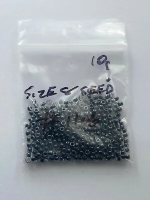 Japanese Miyuki Seed Beads Size 8 #1106 Iridescent Transparent 10grams • £0.99