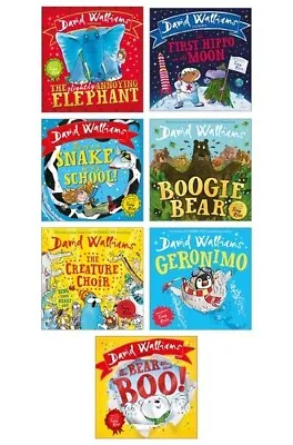 David Walliams Boogie Bear Geronimo 7 Picture Book Collection Set NEW • £27.99