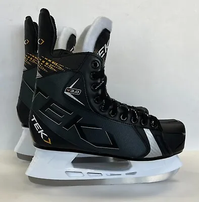 New Powertek Ice Hockey Skates Size 12 D Senior V3.0 Tek Mens Recreational Sr • $69.99