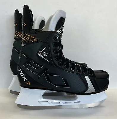New Powertek Ice Hockey Skates Size 9 D Senior V3.0 Tek Mens Recreational Rec Sr • $69.99