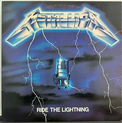 Metallica  Ride The Lightning  1984 Elektra US 60396-1 LP + Original Insert • $100
