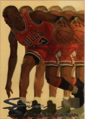 1995-96 Fleer Metal Michael Jordan Slick Silver Insert #3 Card Chicago Bulls • $139