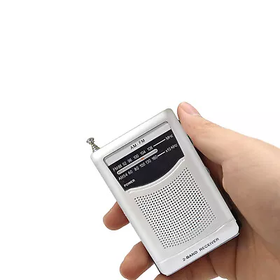 AM FM Mini Radio Battery Operated Radio Portable Pocket Radio *Fast Shipping* • $13.95