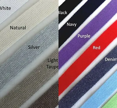 30mm Cotton Acrylic Webbing - Strong Heavy Duty Strapping Bag Strap Handle Belt • £2.10