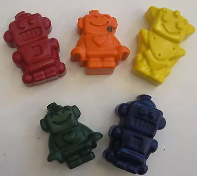 10 Sets Of 5 Robot Space Crayons Party Favors Birthday Teacher Supply  • $20