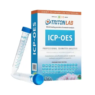 Triton ICP-OES Seawater Analysis Test Kit Marine Aquariums Saltwater Fish Tank • £33.26