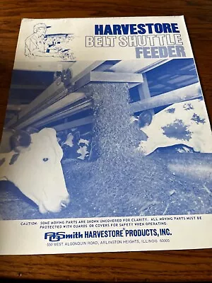 A.O. Smith Harvestore Silo Belt Shuttle Feeder Brochure FCCA • $21.99