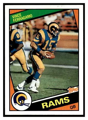 1984 Topps #283c Vince Ferragamo Los Angeles Rams Excellent • $1.99