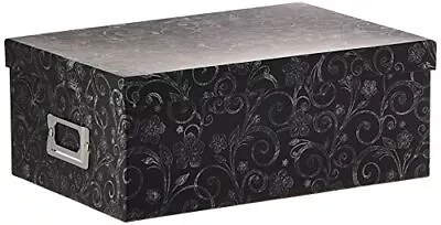 Photo Storage Box Chalkboard Chalkboad Floral Design • $18.43