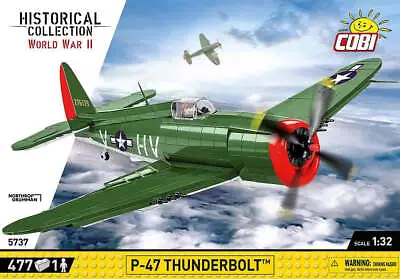 COBI TOYS #5737 P-47 Thunderbolt Plane NEW! • $90.12