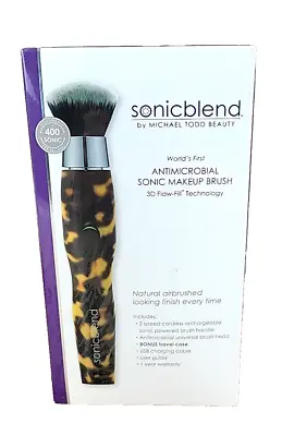 SEALED Michael Todd Sonicblend Pro Antimicrobial Sonic Makeup Brush Turtle Shell • $31.99