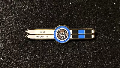 JUNE MOUNTAIN Skiing Ski Pin Mammoth Mountain CALIFORNIA CA Resort Travel Lapel • $14.99