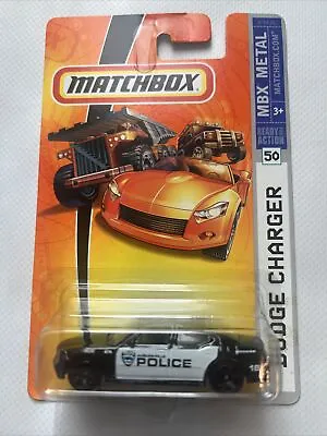 Matchbox MBX Metal (2007) Dodge Charger Police Toy Car #50 E2 • $19.98