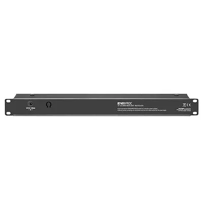 £63 • Buy Adam Hall 1U RGB LED Rack Light Studio 19  Uniform Light Distribution Multicolor