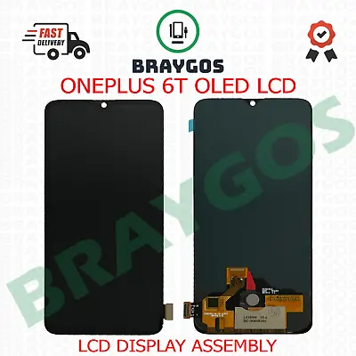 For OnePlus 6T 1+6T A6010 A6013 OLED LCD Touch Screen Digitizer Display Assembly • $74.38