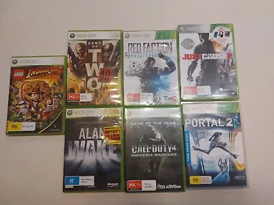 Xbox 360 Games Bundle Lot Of 7 Games Microsoft  • $30