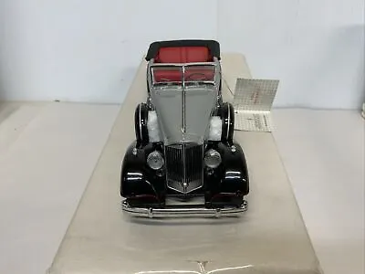 Franklin Mint 1934 Packard Convertible Limited EditionBlack/Silver 1:24 CA-187 • $149.99