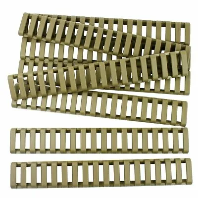 8 Pieces Heat Resistant Weaver Picatinny Ladder Rail Cover - Tan • $8.05