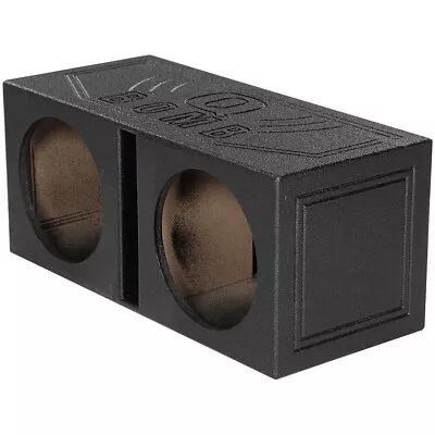 QPower QBOMB Dual 12″ 12 Inch Slot Ported Vented Empty Sub Woofer Enclosure Box • $121.34