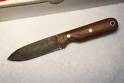 LT Wright Knives - Brushcrafter HC - Brown Micarta Handle • $85