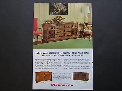 1966 Magnavox Magna-Color TV Television/Astro-Sonic Stereo--vintage 66 Estate Ad • $7.75