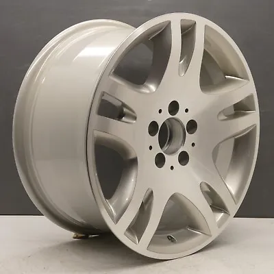 Mercedes W211 E Class 17  Ankaa Silver Alloy Wheel Rim 8.5j A2114011602 X1 • $367.42