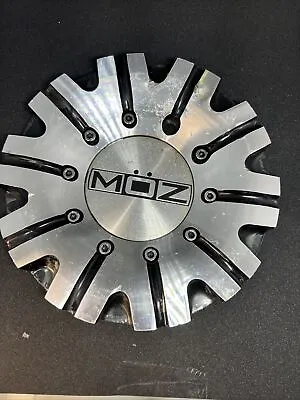Moz Wheels Chrome/Black Metal Custom Wheel Center Caps • $45