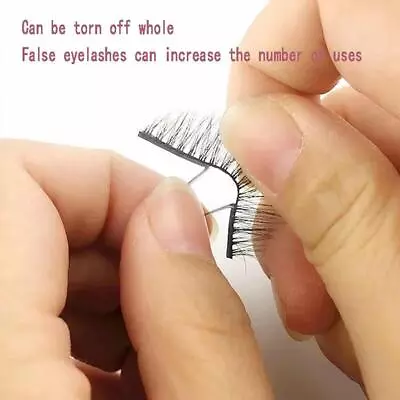 £1.93 • Buy Reusable Self Adhesive No Glue Eyelash Strip With Glue Eyelashes SALE False K3U3