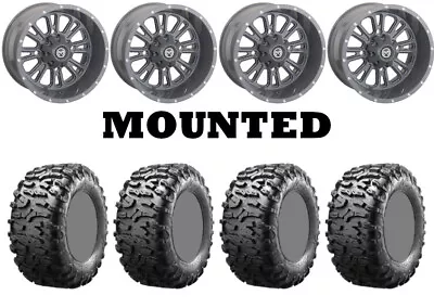 Kit 4 Maxxis Bighorn 3.0 Tires 26x9-14 On Moose 399X Gray Wheels 550 • $1278.22